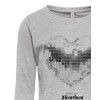 ΠΑΙΔΙΚΗ ΜΠΛΟΥΖΑ ΜΑΚΡΥΜΑΝΙΚΗ DISCO HEART KIDS ONLY ΓΚΡΙ ΚΟΡΙΤΣΙ 15367281