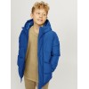 ΠΑΙΔΙΚΟ ΜΠΟΥΦΑΝ PUFFER ΜΕ ΚΟΥΚΟΥΛΑ EXTRA SLIM FIT JACK AND JONES JUNIOR ΜΠΛΕ ΑΓΟΡΙ 12260052