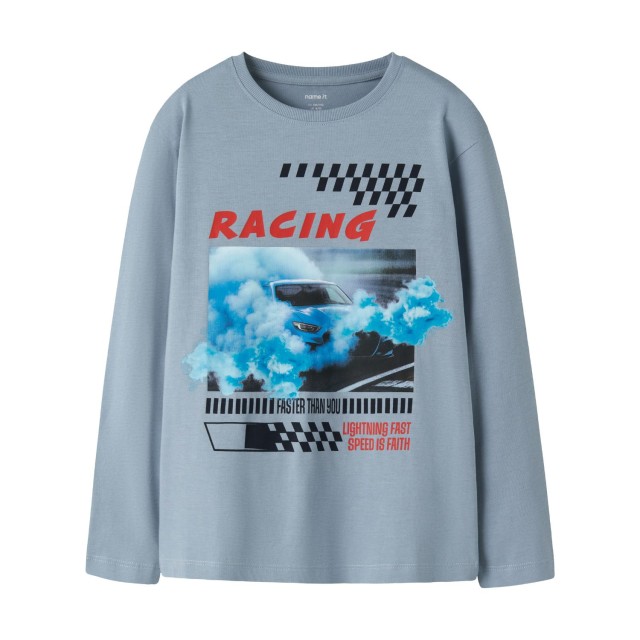 ΠΑΙΔΙΚΗ ΜΠΛΟΥΖΑ ΜΑΚΡΥΜΑΝΙΚΗ RACING NAME IT ΓΑΛΑΖΙΟ ΑΓΟΡΙ 13238399