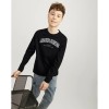 ΠΑΙΔΙΚΗ ΜΠΛΟΥΖΑ ΜΑΚΡΥΜΑΝΙΚΗ BASIC JACK AND JONES JUNIOR ΜΑΥΡΟ ΑΓΟΡΙ 12258928