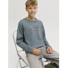 ΠΑΙΔΙΚΗ ΜΠΛΟΥΖΑ ΜΑΚΡΥΜΑΝΙΚΗ BASIC JACK AND JONES JUNIOR ΜΠΛΕ ΑΓΟΡΙ 12258928