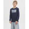 ΠΑΙΔΙΚΗ ΜΠΛΟΥΖΑ ΜΑΚΡΥΜΑΝΙΚΗ COLOR SPLASH JACK AND JONES JUNIOR ΜΠΛΕ ΑΓΟΡΙ 12279841