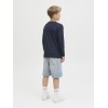 ΠΑΙΔΙΚΗ ΜΠΛΟΥΖΑ ΜΑΚΡΥΜΑΝΙΚΗ COLOR SPLASH JACK AND JONES JUNIOR ΜΠΛΕ ΑΓΟΡΙ 12279841