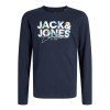 ΠΑΙΔΙΚΗ ΜΠΛΟΥΖΑ ΜΑΚΡΥΜΑΝΙΚΗ COLOR SPLASH JACK AND JONES JUNIOR ΜΠΛΕ ΑΓΟΡΙ 12279841