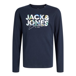 ΠΑΙΔΙΚΗ ΜΠΛΟΥΖΑ ΜΑΚΡΥΜΑΝΙΚΗ COLOR SPLASH JACK AND JONES JUNIOR ΜΠΛΕ ΑΓΟΡΙ 12279841