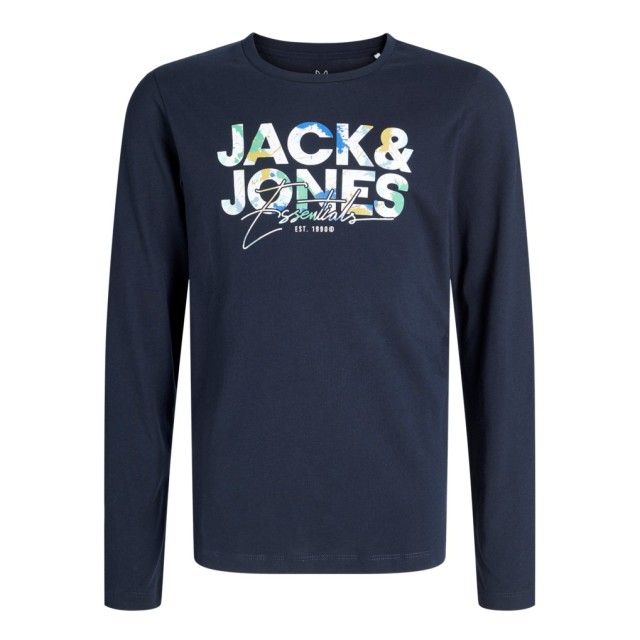 ΠΑΙΔΙΚΗ ΜΠΛΟΥΖΑ ΜΑΚΡΥΜΑΝΙΚΗ COLOR SPLASH JACK AND JONES JUNIOR ΜΠΛΕ ΑΓΟΡΙ 12279841