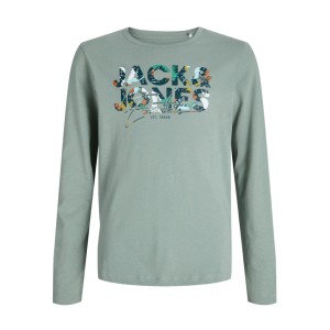 ΠΑΙΔΙΚΗ ΜΠΛΟΥΖΑ ΜΑΚΡΥΜΑΝΙΚΗ COLOR SPLASH JACK AND JONES JUNIOR ΠΡΑΣΙΝΟ ΑΓΟΡΙ 12279841