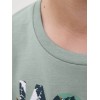 ΠΑΙΔΙΚΗ ΜΠΛΟΥΖΑ ΜΑΚΡΥΜΑΝΙΚΗ COLOR SPLASH JACK AND JONES JUNIOR ΠΡΑΣΙΝΟ ΑΓΟΡΙ 12279841