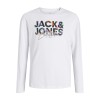 ΠΑΙΔΙΚΗ ΜΠΛΟΥΖΑ ΜΑΚΡΥΜΑΝΙΚΗ COLOR SPLASH JACK AND JONES JUNIOR ΑΣΠΡΟ ΑΓΟΡΙ 12279842