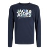 ΠΑΙΔΙΚΗ ΜΠΛΟΥΖΑ ΜΑΚΡΥΜΑΝΙΚΗ COLOR SPLASH JACK AND JONES JUNIOR ΜΠΛΕ ΑΓΟΡΙ 12279842
