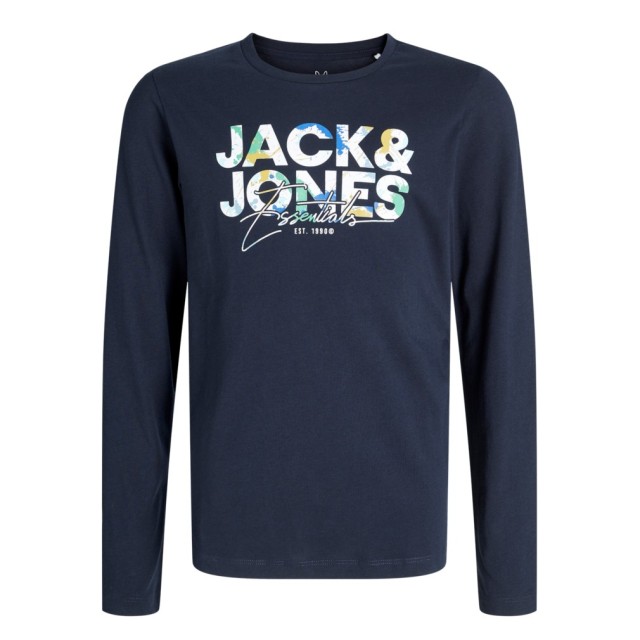 ΠΑΙΔΙΚΗ ΜΠΛΟΥΖΑ ΜΑΚΡΥΜΑΝΙΚΗ COLOR SPLASH JACK AND JONES JUNIOR ΜΠΛΕ ΑΓΟΡΙ 12279842