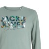 ΠΑΙΔΙΚΗ ΜΠΛΟΥΖΑ ΜΑΚΡΥΜΑΝΙΚΗ COLOR SPLASH JACK AND JONES JUNIOR ΠΡΑΣΙΝΟ ΑΓΟΡΙ 12279842