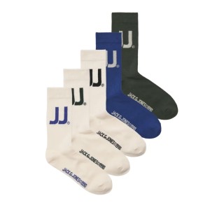 ΠΑΙΔΙΚΕΣ ΚΑΛΤΣΕΣ 5 ΖΕΥΓΗ JJ LOGO JACK AND JONES JUNIOR ΠΟΛΥΧΡΩΜΟ UNISEX 12280317