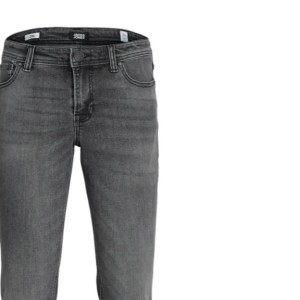 ΠΑΙΔΙΚΟ TZIN SLIM FIT JACK AND JONES JUNIOR ΜΑΥΡΟ ΓΚΡΙ ΑΓΟΡΙ 12284346