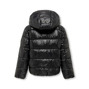ΠΑΙΔΙΚΟ ΜΠΟΥΦΑΝ PUFFER ΓΥΑΛΙΣΤΕΡΟ ΜΕ ΚΟΥΚΟΥΛΑ KIDS ONLY ΜΑΥΡΟ ΚΟΡΙΤΣΙ 15306406