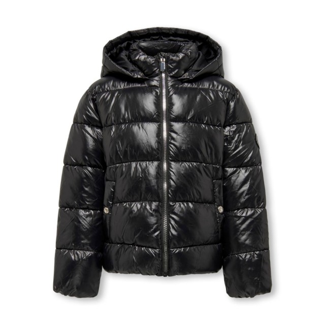 ΠΑΙΔΙΚΟ ΜΠΟΥΦΑΝ PUFFER ΓΥΑΛΙΣΤΕΡΟ ΜΕ ΚΟΥΚΟΥΛΑ KIDS ONLY ΜΑΥΡΟ ΚΟΡΙΤΣΙ 15306406