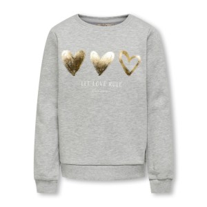 ΠΑΙΔΙΚΟ ΦΟΥΤΕΡ ΛΑΙΜΟΚΟΨΗ GOLD HEART KIDS ONLY ΓΚΡΙ ΚΟΡΙΤΣΙ 15312820