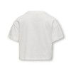 ΠΑΙΔΙΚΗ ΜΠΛΟΥΖΑ T-SHIRT CROP ΜΕ ΑΝΑΓΛΥΦΑ ΓΡΑΜΜΑΤΑ KIDS ONLY ΑΣΠΡΟ ΚΟΡΙΤΣΙ 15347328