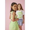 ΠΑΙΔΙΚΗ ΜΠΛΟΥΖΑ T-SHIRT CROP ΜΕ ΑΝΑΓΛΥΦΑ ΓΡΑΜΜΑΤΑ KIDS ONLY ΑΣΠΡΟ ΚΟΡΙΤΣΙ 15347328