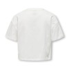ΠΑΙΔΙΚΗ ΜΠΛΟΥΖΑ T-SHIRT CROP ΜΕ ΑΝΑΓΛΥΦΑ ΓΡΑΜΜΑΤΑ KIDS ONLY ΑΣΠΡΟ ΚΟΡΙΤΣΙ 15347328