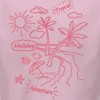 ΠΑΙΔΙΚΗ ΜΠΛΟΥΖΑ T-SHIRT LOOSE FIT HOLIDAYS KIDS ONLY ΡΟΖ ΚΟΡΙΤΣΙ 15354280