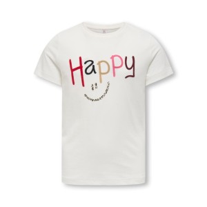 ΠΑΙΔΙΚΗ ΜΠΛΟΥΖΑ T-SHIRT HAPPY KIDS ONLY ΑΣΠΡΟ ΚΟΡΙΤΣΙ 15355320
