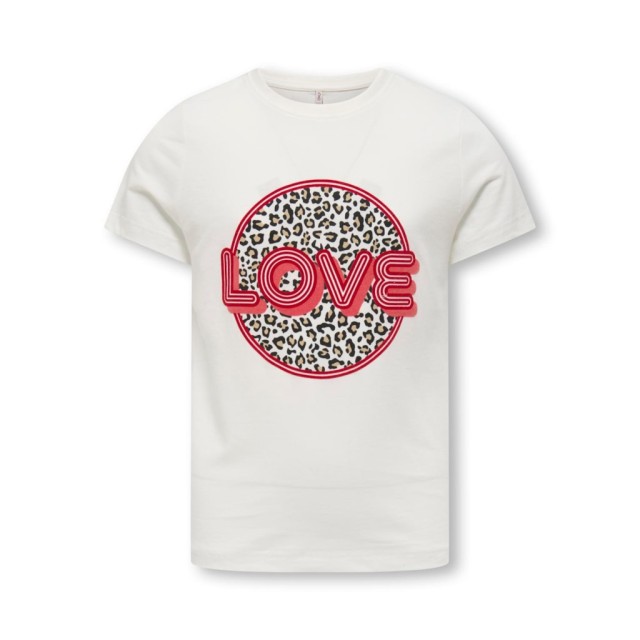 ΠΑΙΔΙΚΗ ΜΠΛΟΥΖΑ T-SHIRT LOVE KIDS ONLY ΑΣΠΡΟ ΚΟΡΙΤΣΙ 15355320