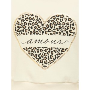 ΠΑΙΔΙΚΟ ΦΟΥΤΕΡ ΜΕ ΚΟΥΚΟΥΛΑ LEOPARD HEART KIDS ONLY ΑΣΠΡΟ ΚΟΡΙΤΣΙ 15355330