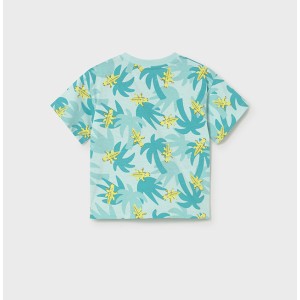 ΠΑΙΔΙΚΗ ΜΠΛΟΥΖΑ T-SHIRT ΜΕ ΤΣΕΠΑΚΙ ΚΡΟΚΟΔΕΙΛΑΚΙΑ MAYORAL ΤΙΡΚΟΥΑΖ ΑΓΟΡΙ 26-01014-092