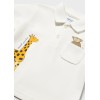 ΠΑΙΔΙΚΗ ΜΠΛΟΥΖΑ T-SHIRT POLO ΣΤΑΜΠΩΤΟ ΖΩΑΚΙΑ MAYORAL ΚΡΕΜ ΑΓΟΡΙ 26-01108-016