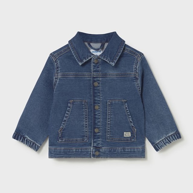 ΠΑΙΔΙΚΟ ΜΠΟΥΦΑΝ JACKET SOFT DENIM MAYORAL ΜΠΛΕ ΑΓΟΡΙ 26-01405-005