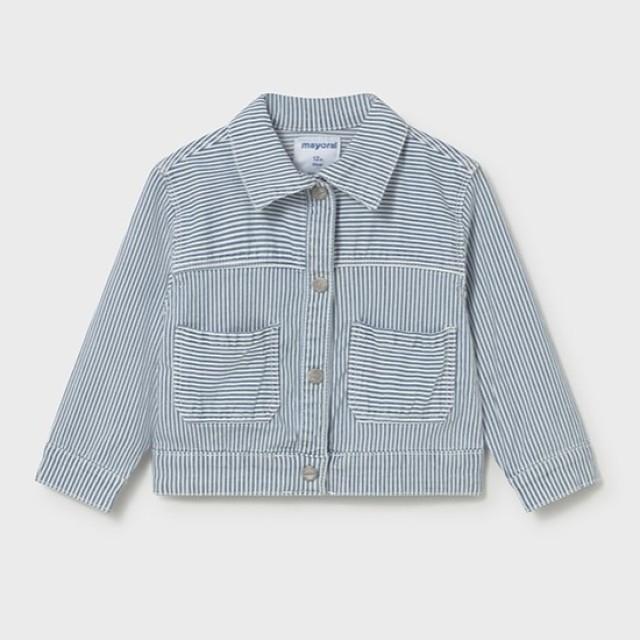 ΠΑΙΔΙΚΟ ΜΠΟΥΦΑΝ JEAN JACKET ΡΙΓΕ  MAYORAL ΜΠΛΕ ΚΟΡΙΤΣΙ 26-01490-056