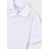 ΠΑΙΔΙΚΗ ΜΠΛΟΥΖΑ T-SHIRT POLO BASIC MAYORAL ΑΣΠΡΟ ΑΓΟΡΙ 26-00150-016