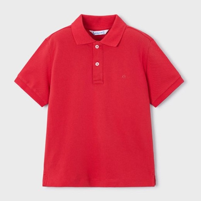 ΠΑΙΔΙΚΗ ΜΠΛΟΥΖΑ T-SHIRT POLO BASIC MAYORAL KOKKINO ΑΓΟΡΙ 26-00150-017