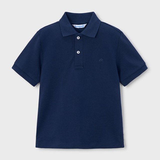 ΠΑΙΔΙΚΗ ΜΠΛΟΥΖΑ T-SHIRT POLO BASIC MAYORAL ΜΠΛΕ ΑΓΟΡΙ 26-00150-018