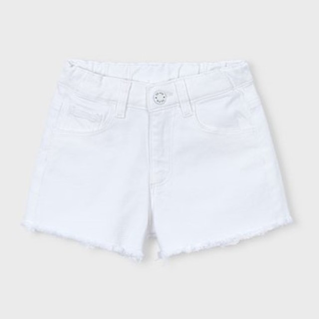 ΠΑΙΔΙΚΟ ΣΟΡΤΣ SOFT DENIM ΜΕ ΞΕΦΤΙΑ MAYORAL ΑΣΠΡΟ ΚΟΡΙΤΣΙ 26-00234-067