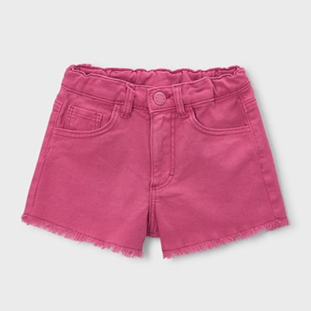 ΠΑΙΔΙΚΟ ΣΟΡΤΣ SOFT DENIM ΜΕ ΞΕΦΤΙΑ MAYORAL ΦΟΥΞΙΑ ΚΟΡΙΤΣΙ 26-00234-071