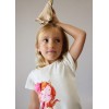 ΠΑΙΔΙΚΗ ΜΠΛΟΥΖΑ T-SHIRT ΜΕ ΒΟΛΑΝ ΣΤΑ ΜΑΝΙΚΙΑ ΓΟΡΓΟΝΑ MAYORAL ΕΚΡΟΥ ΚΟΡΙΤΣΙ 26-03007-084