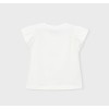 ΠΑΙΔΙΚΗ ΜΠΛΟΥΖΑ T-SHIRT ΜΕ ΒΟΛΑΝ ΣΤΑ ΜΑΝΙΚΙΑ ΚΑΒΟΥΡΑΣ MAYORAL ΕΚΡΟΥ ΚΟΡΙΤΣΙ 26-03007-082