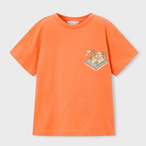 ΠΑΙΔΙΚΗ ΜΠΛΟΥΖΑ T-SHIRT VIRTUAL MAYORAL ΠΟΡΤΟΚΑΛΙ ΑΓΟΡΙ 26-03078-071