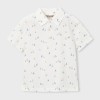 ΠΑΙΔΙΚΗ ΜΠΛΟΥΖΑ T-SHIRT POLO ΣΤΑΜΠΩΤΟ MAYORAL ΑΣΠΡΟ ΑΓΟΡΙ 26-03101-023