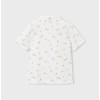 ΠΑΙΔΙΚΗ ΜΠΛΟΥΖΑ T-SHIRT POLO ΣΤΑΜΠΩΤΟ MAYORAL ΑΣΠΡΟ ΑΓΟΡΙ 26-03101-023
