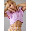 ΠΑΙΔΙΚΟ ΣΕΤ 2 ΤΜΧ ΜΠΛΟΥΖΑ T-SHIRT CROP ΜΕ ΚΟΜΠΟ ΚΑΙ ΣΟΡΤΣ ΡΙΓΕ MAYORAL ΛΙΛΑ ΚΟΡΙΤΣΙ 26-03227-068