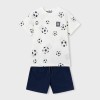 ΠΑΙΔΙΚΟ ΣΕΤ 2 ΤΜΧ ΜΠΛΟΥΖΑ T-SHIRT ΚΑΙ ΒΕΡΜΟΥΔΑ SOCCER MAYORAL ΜΠΛΕ ΑΓΟΡΙ 26-03607-080