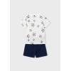 ΠΑΙΔΙΚΟ ΣΕΤ 2 ΤΜΧ ΜΠΛΟΥΖΑ T-SHIRT ΚΑΙ ΒΕΡΜΟΥΔΑ SOCCER MAYORAL ΜΠΛΕ ΑΓΟΡΙ 26-03607-080