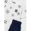ΠΑΙΔΙΚΟ ΣΕΤ 2 ΤΜΧ ΜΠΛΟΥΖΑ T-SHIRT ΚΑΙ ΒΕΡΜΟΥΔΑ SOCCER MAYORAL ΜΠΛΕ ΑΓΟΡΙ 26-03607-080