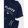 ΠΑΙΔΙΚΟ ΣΕΤ 2 ΤΜΧ ΜΠΛΟΥΖΑ T-SHIRT ΚΑΙ ΒΕΡΜΟΥΔΑ PLAYER MAYORAL ΜΠΛΕ ΑΓΟΡΙ 26-03608-051