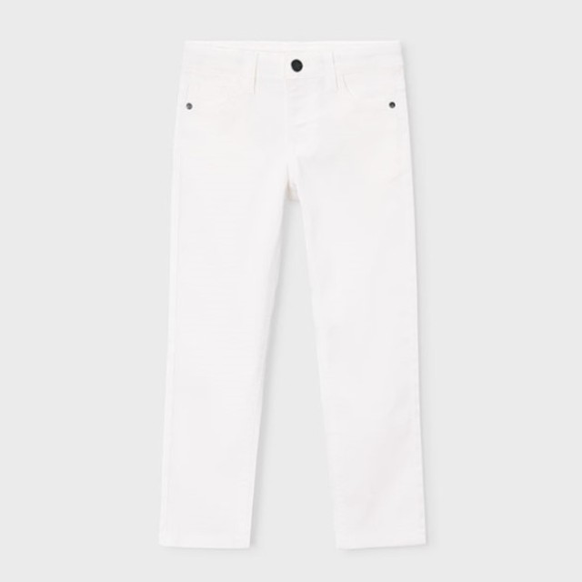 ΠΑΙΔΙΚΟ ΠΑΝΤΕΛΟΝΙ ΚΑΠΑΡΝΤΙΝΕ ΠΕΝΤΑΤΣΕΠΟ SLIM FIT MAYORAL ΑΣΠΡΟ ΑΓΟΡΙ 26-00505-061