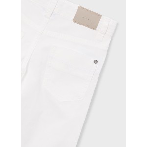 ΠΑΙΔΙΚΟ ΠΑΝΤΕΛΟΝΙ ΚΑΠΑΡΝΤΙΝΕ ΠΕΝΤΑΤΣΕΠΟ SLIM FIT MAYORAL ΑΣΠΡΟ ΑΓΟΡΙ 26-00505-061