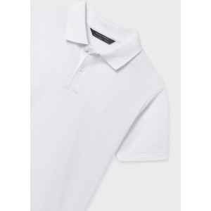 ΠΑΙΔΙΚΗ ΜΠΛΟΥΖΑ T-SHIRT POLO MAYORAL ΑΣΠΡΟ ΑΓΟΡΙ 26-00890-072